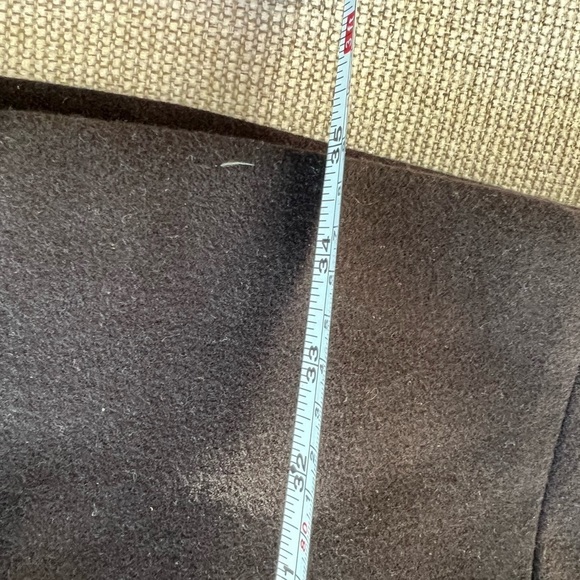 NWOT H&M women black coat with furr, Size XS - Picture 9 of 12